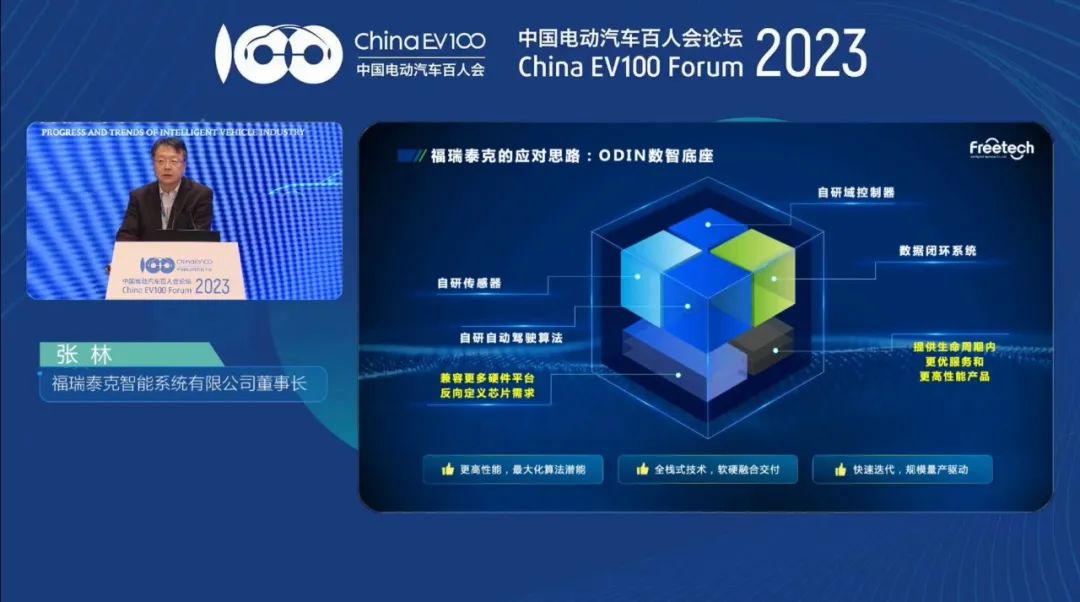 福瑞泰克出席2023中國電動汽車百人會論壇